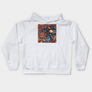 Cosmic Time Warp V2 Kids Hoodie